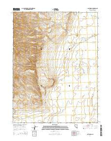 Salt Marsh Nevada Current topographic map, 1:24000 scale, 7.5 X 7.5 Minute, Year 2014