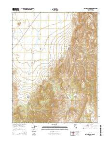 Salt Marsh Canyon Nevada Current topographic map, 1:24000 scale, 7.5 X 7.5 Minute, Year 2015