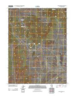 Sammy Springs Nevada Historical topographic map, 1:24000 scale, 7.5 X 7.5 Minute, Year 2012