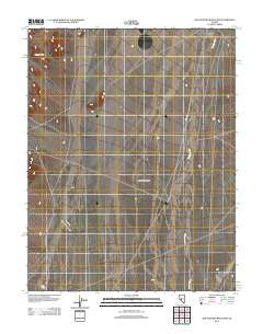 San Antonio Ranch SW Nevada Historical topographic map, 1:24000 scale, 7.5 X 7.5 Minute, Year 2012
