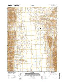 San Emidio Desert North Nevada Current topographic map, 1:24000 scale, 7.5 X 7.5 Minute, Year 2014