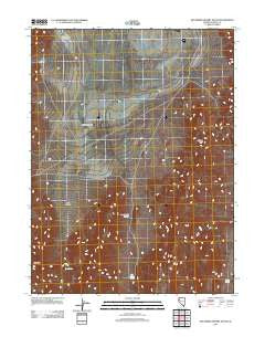 San Emidio Desert South Nevada Historical topographic map, 1:24000 scale, 7.5 X 7.5 Minute, Year 2011