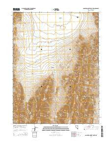 San Emidio Desert South Nevada Current topographic map, 1:24000 scale, 7.5 X 7.5 Minute, Year 2014