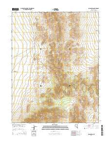 Sand Spring Nevada Current topographic map, 1:24000 scale, 7.5 X 7.5 Minute, Year 2014
