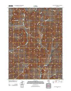 Santa Renia Fields Nevada Historical topographic map, 1:24000 scale, 7.5 X 7.5 Minute, Year 2012