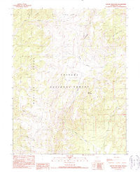 Savory Mountain Nevada Historical topographic map, 1:24000 scale, 7.5 X 7.5 Minute, Year 1990