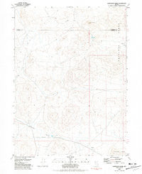 Sawtooth Knob Nevada Historical topographic map, 1:24000 scale, 7.5 X 7.5 Minute, Year 1981