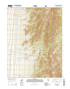 Schellbourne Nevada Current topographic map, 1:24000 scale, 7.5 X 7.5 Minute, Year 2014