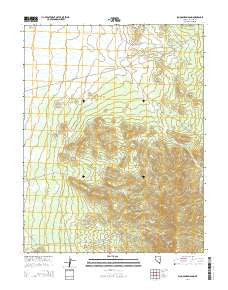 Schoolmarm Basin Nevada Current topographic map, 1:24000 scale, 7.5 X 7.5 Minute, Year 2014