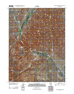Schroeder Mountain Nevada Historical topographic map, 1:24000 scale, 7.5 X 7.5 Minute, Year 2012