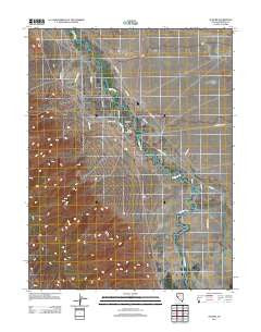 Schurz Nevada Historical topographic map, 1:24000 scale, 7.5 X 7.5 Minute, Year 2011