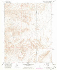Scottys Junction SW Nevada Historical topographic map, 1:24000 scale, 7.5 X 7.5 Minute, Year 1968