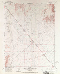 Scottys Junction Nevada Historical topographic map, 1:24000 scale, 7.5 X 7.5 Minute, Year 1968