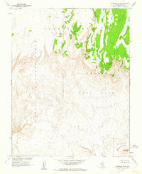 Scrugham Peak Nevada Historical topographic map, 1:24000 scale, 7.5 X 7.5 Minute, Year 1961