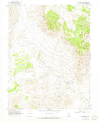 Seaman Wash Nevada Historical topographic map, 1:24000 scale, 7.5 X 7.5 Minute, Year 1970