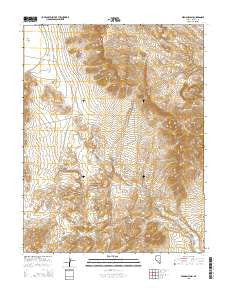 Seaman Wash Nevada Current topographic map, 1:24000 scale, 7.5 X 7.5 Minute, Year 2015