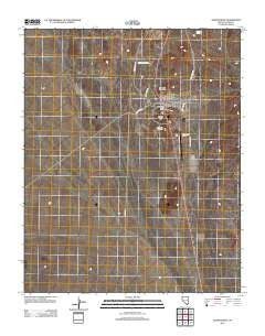 Searchlight Nevada Historical topographic map, 1:24000 scale, 7.5 X 7.5 Minute, Year 2012