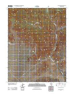 Secret Basin Nevada Historical topographic map, 1:24000 scale, 7.5 X 7.5 Minute, Year 2011