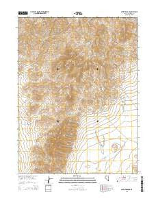 Seven Troughs Nevada Current topographic map, 1:24000 scale, 7.5 X 7.5 Minute, Year 2015