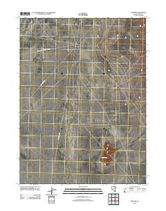 Shafter Nevada Historical topographic map, 1:24000 scale, 7.5 X 7.5 Minute, Year 2012