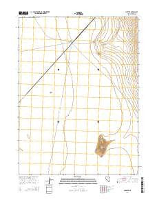 Shafter Nevada Current topographic map, 1:24000 scale, 7.5 X 7.5 Minute, Year 2014