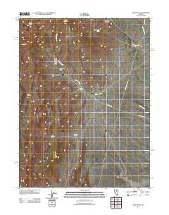 Shagnasty Nevada Historical topographic map, 1:24000 scale, 7.5 X 7.5 Minute, Year 2012