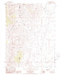 Shagnasty Nevada Historical topographic map, 1:24000 scale, 7.5 X 7.5 Minute, Year 1986