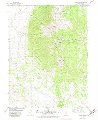 Sharp Peak Nevada Historical topographic map, 1:24000 scale, 7.5 X 7.5 Minute, Year 1982