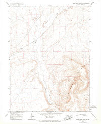 Sheep Creek Range NW Nevada Historical topographic map, 1:24000 scale, 7.5 X 7.5 Minute, Year 1965