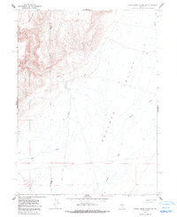 Sheep Creek Range SE Nevada Historical topographic map, 1:24000 scale, 7.5 X 7.5 Minute, Year 1965
