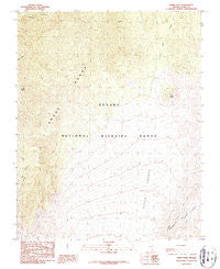 Sheep Peak Nevada Historical topographic map, 1:24000 scale, 7.5 X 7.5 Minute, Year 1987