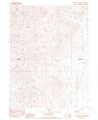 Sheep Ranch Canyon Nevada Historical topographic map, 1:24000 scale, 7.5 X 7.5 Minute, Year 1990