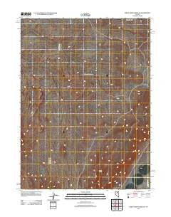 Sheep Creek Range NE Nevada Historical topographic map, 1:24000 scale, 7.5 X 7.5 Minute, Year 2012
