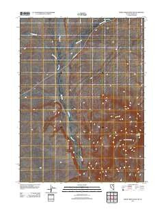 Sheep Creek Range NW Nevada Historical topographic map, 1:24000 scale, 7.5 X 7.5 Minute, Year 2012