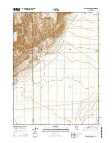 Sheep Creek Range SE Nevada Current topographic map, 1:24000 scale, 7.5 X 7.5 Minute, Year 2014