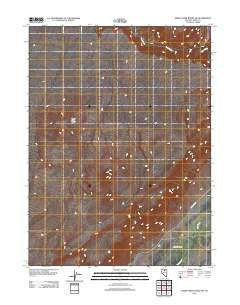 Sheep Creek Range SW Nevada Historical topographic map, 1:24000 scale, 7.5 X 7.5 Minute, Year 2012