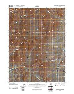 Sheep Ranch Canyon Nevada Historical topographic map, 1:24000 scale, 7.5 X 7.5 Minute, Year 2011