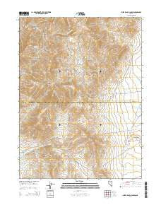 Sheep Ranch Canyon Nevada Current topographic map, 1:24000 scale, 7.5 X 7.5 Minute, Year 2014