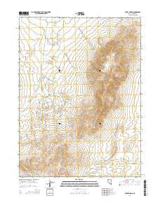Sheep Spring Nevada Current topographic map, 1:24000 scale, 7.5 X 7.5 Minute, Year 2014