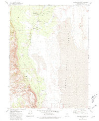 Sheepshead Spring Nevada Historical topographic map, 1:24000 scale, 7.5 X 7.5 Minute, Year 1981