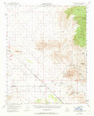 Shenandoah Peak Nevada Historical topographic map, 1:62500 scale, 15 X 15 Minute, Year 1956