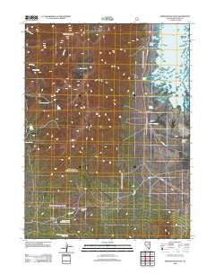 Sherman Mountain Nevada Historical topographic map, 1:24000 scale, 7.5 X 7.5 Minute, Year 2012