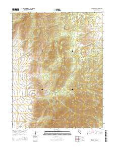 Shingle Pass Nevada Current topographic map, 1:24000 scale, 7.5 X 7.5 Minute, Year 2015