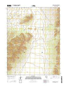 Shingle Pass SE Nevada Current topographic map, 1:24000 scale, 7.5 X 7.5 Minute, Year 2015