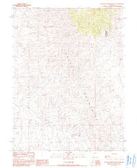 Shoshone Meadows NE Nevada Historical topographic map, 1:24000 scale, 7.5 X 7.5 Minute, Year 1990