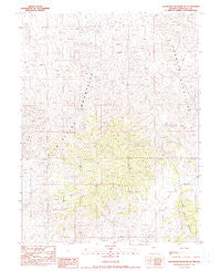 Shoshone Meadows SE Nevada Historical topographic map, 1:24000 scale, 7.5 X 7.5 Minute, Year 1990