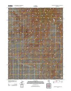 Shoshone Meadows NE Nevada Historical topographic map, 1:24000 scale, 7.5 X 7.5 Minute, Year 2011