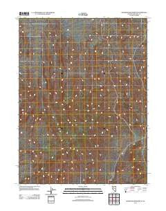 Shoshone Meadows SE Nevada Historical topographic map, 1:24000 scale, 7.5 X 7.5 Minute, Year 2011