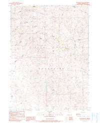 Shyster Butte Nevada Historical topographic map, 1:24000 scale, 7.5 X 7.5 Minute, Year 1990