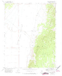 Sidehill Spring Nevada Historical topographic map, 1:24000 scale, 7.5 X 7.5 Minute, Year 1971